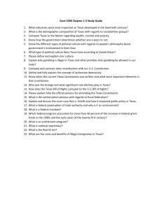 Govt 2306 Chapter 1-3 Study Guide What industries were most