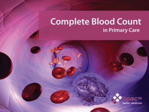 Complete blood count in primary care