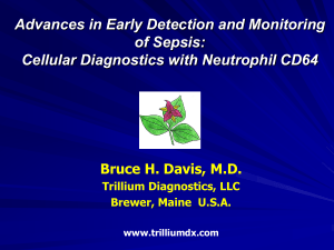 CD64 Powerpoint - Trillium Diagnostics