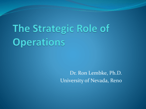 Strategy - University of Nevada, Reno