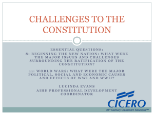 challenges to the constitution
