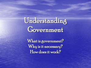 What is Government? - Wallingford Public Schools
