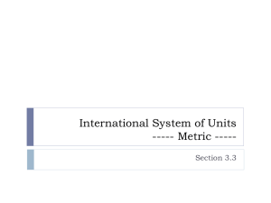 International System of Units