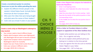 Ch. 9 Choice Menu 2 Choose 1