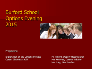 Options Evening Presentation 2015