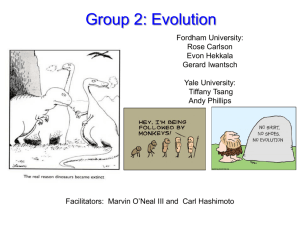Evidence for Evolution (PowerPoint) Northeast 2011