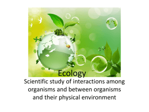 Ecology - OCVTS.org
