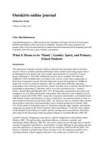Gender, Sport, and Primary School Students