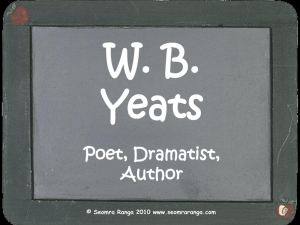 WB Yeats - Seomra Ranga