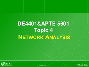 Lecture4 Network Analysis