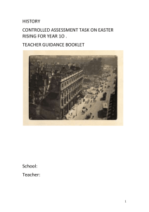 Teacher Guidance for Year 10 CAT - Facing The Past, Shaping The
