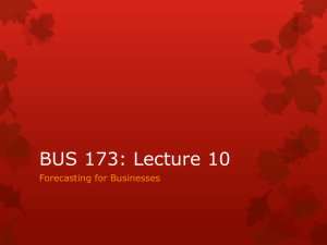 BUS 173: Lecture 10