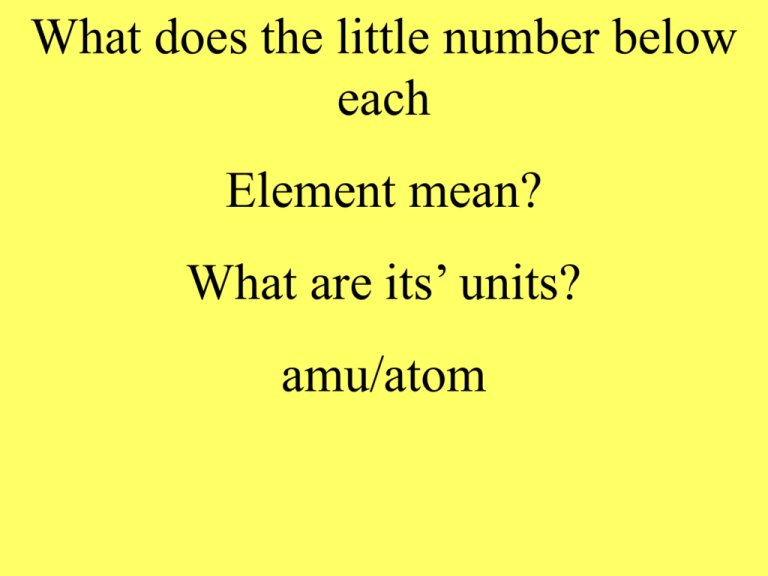 Stoichiometry