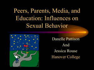 Influences on Sexual Behavior.