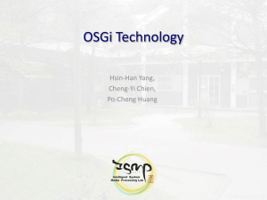 OSGi & UPnP Technology