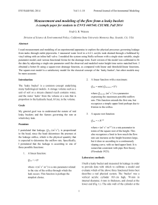 Modeling methods - Science & Environmental Policy