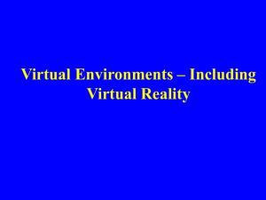 PowerPoint notes for Virtual Reality