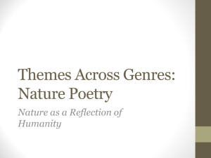 Themes Across Genres: Nature Poetry
