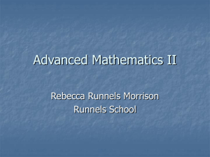 Advanced Mathematics II