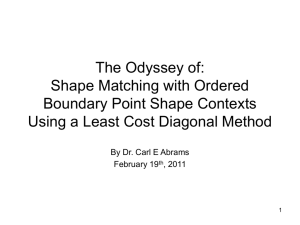 Dissertation Odyssey on Shape Matching
