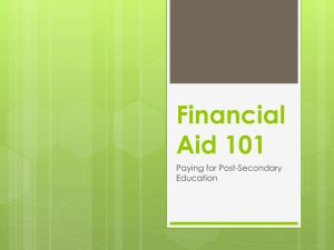 Financial Aid 101 - CEC