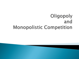 Characteristics of a monopolistically competitive market