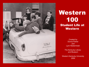 Western 100 - Western Kentucky University
