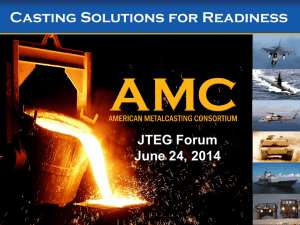 AMC Overview - American Metalcasting Consortium