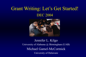 Grant Writing - University of Delaware