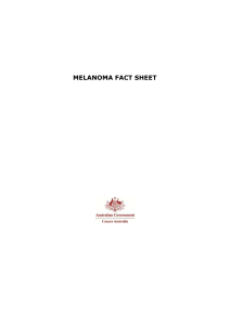 Melanoma fact sheet