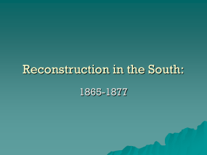 PowerPoint on Reconstruction