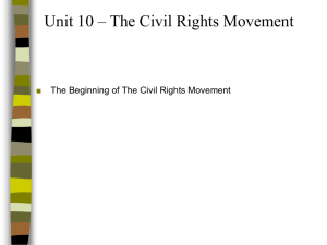 Civil Rights Powerpoint