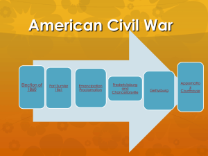 American Civil War - Mr. Christie's History class
