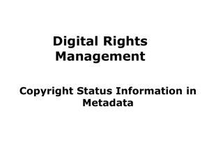 Rights Metadata
