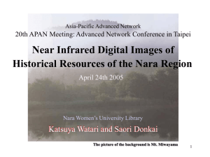 Near Infrared Digital Images of Historical Resources of the