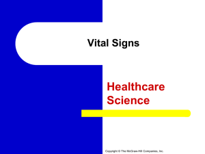 Vital Signs Keynote Presentation