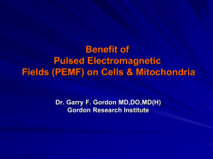 PEMF Essential for Cellular Mitochondrial Health