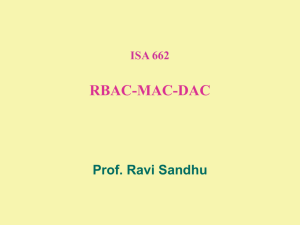RBAC subsumes MAC and DAC