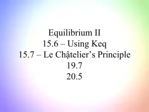 Equilibrium II