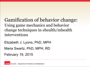 BCT # Behavior Change Techniques