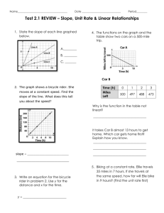 10_16 Test 2-1 Review - Slope, Unit Rate, Linear Relationships_ACA