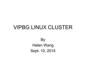 VIPBG LINUX SERVER INTRODUCTION