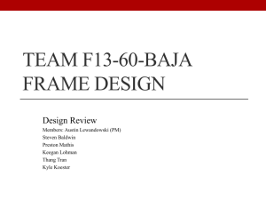 Team F13-60-Baja Frame Design