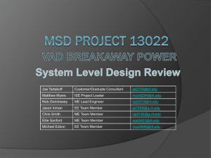 Detailed Design Review Presentation