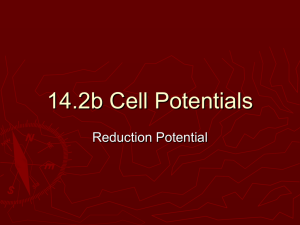 14.2b Cell Potentials