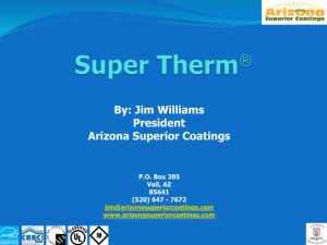 Super Therm - Arizona Superior Coatings