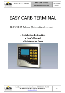 easy carb terminal
