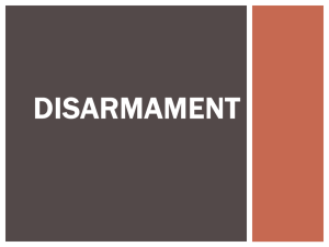 disarmament - AIS Moodle