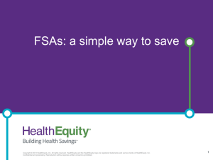 Health Equity FSA Presentation