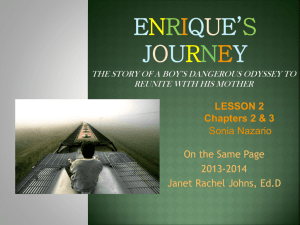 PPT document - Enrique's Journey